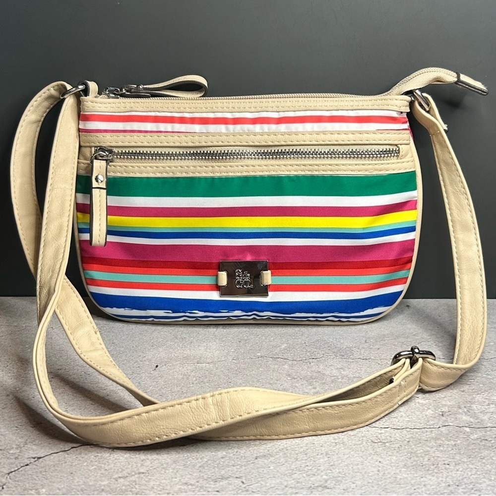 Style & Co Colorful Striped Crossbody Bag